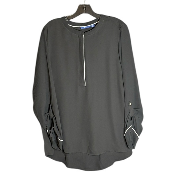 Apt. 9 Black office, corporate, work blouse - Picture 1 of 6